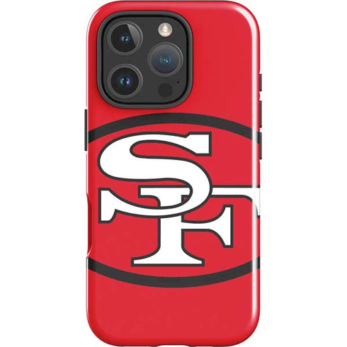 NFL San Francisco 49ers Retro Logo iPhone 16 Pro Impact Case